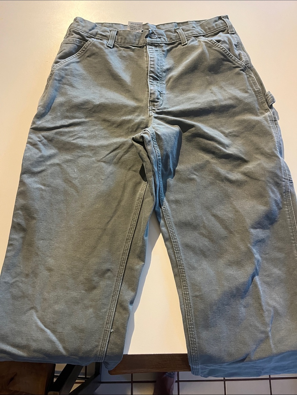 Carhartt Relaxed Fit Jeans in Faded Olive Green